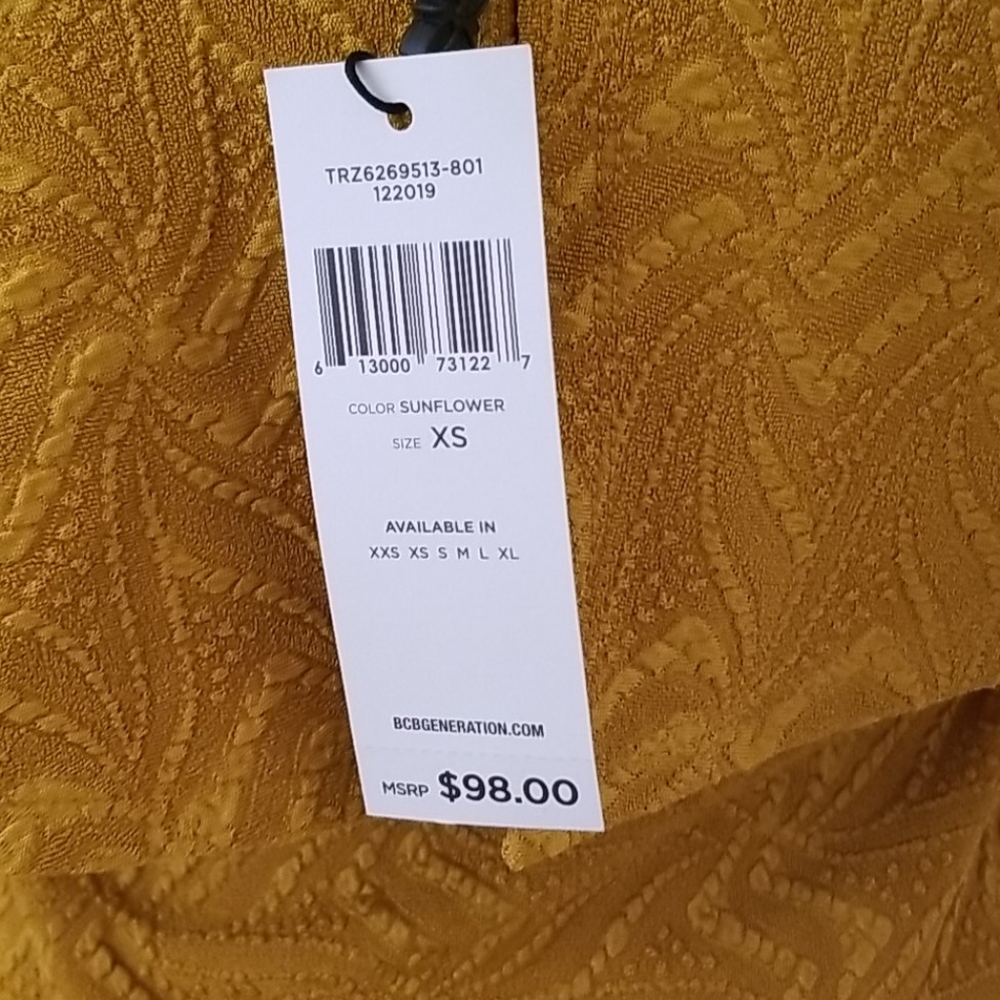 BCBGENERATION Off-the-Shoulder Jacquard Dress - Picture 14 of 14